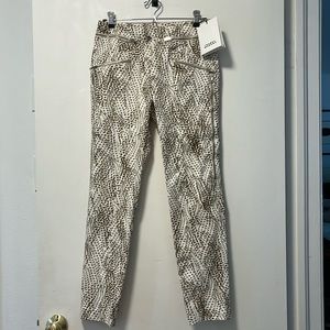 ISABEL MARANT Izis in ecru animal print pant FR34&FR36 NEW